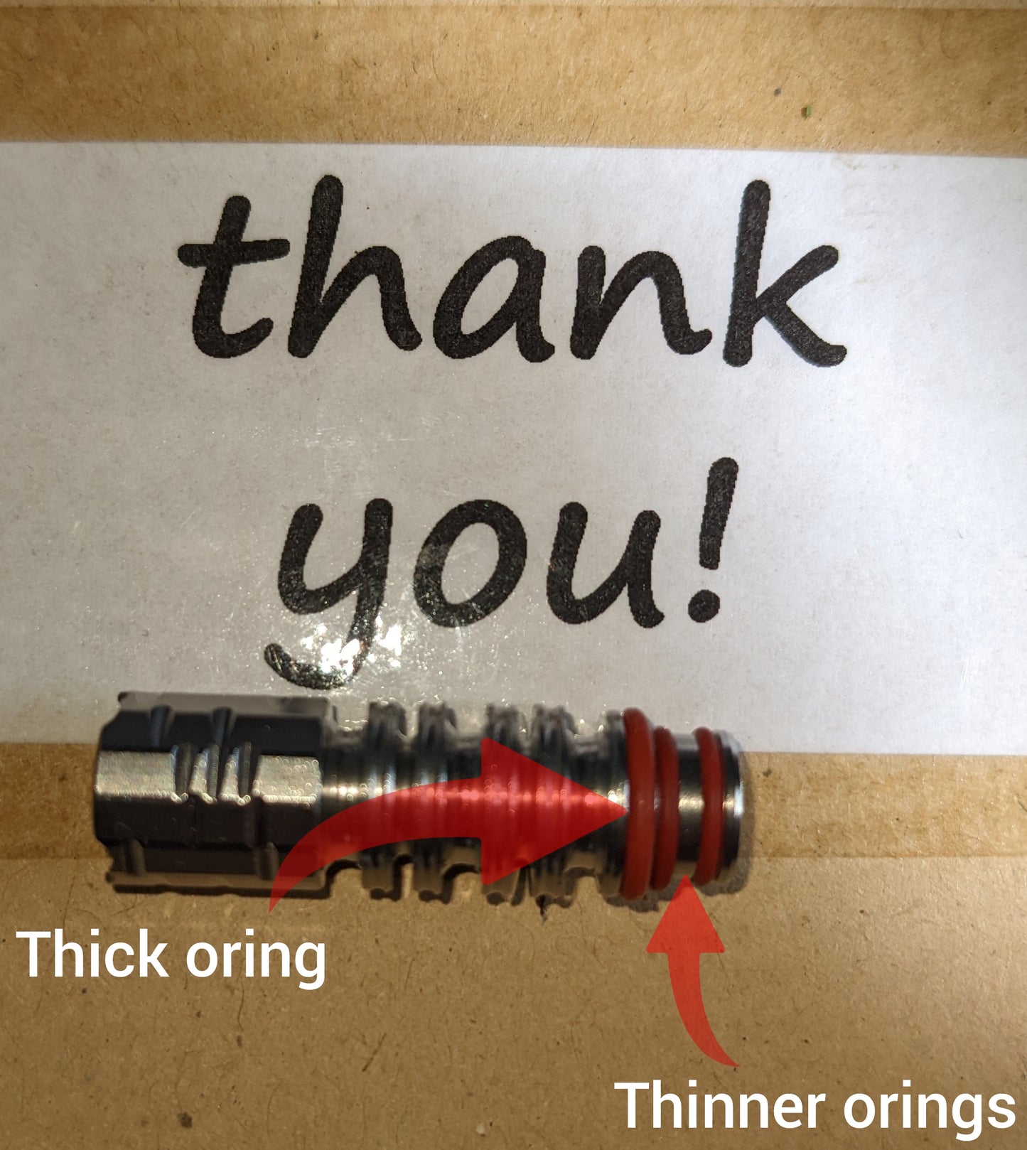20x orings, 5x thick & 15x thin