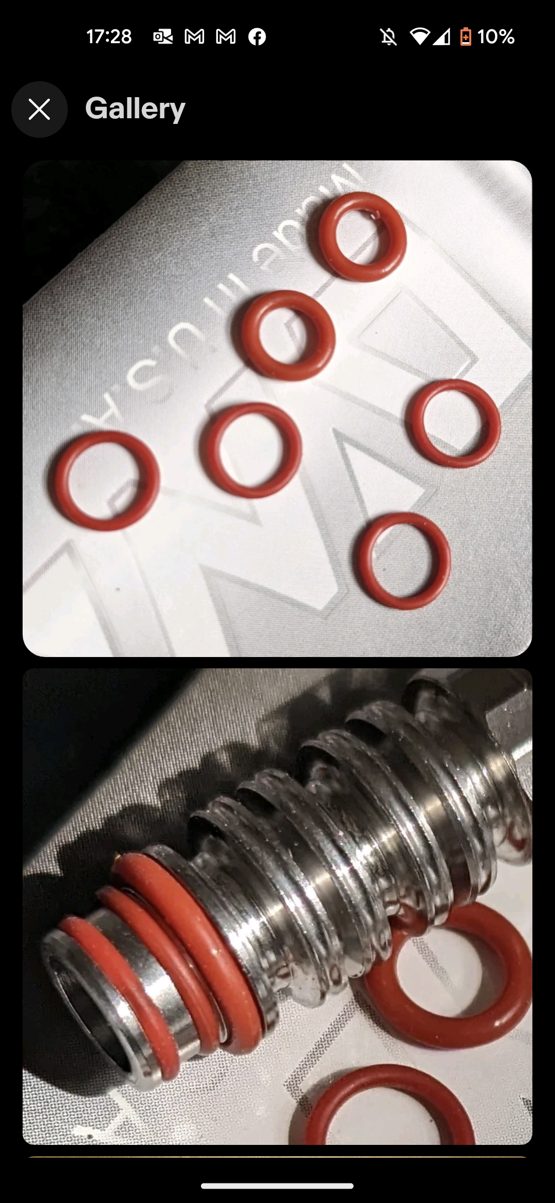 20x orings, 5x thick & 15x thin